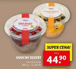 Lidl Ovocný dezert nabídka