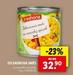 Lidl Zeleninová směs nabídka