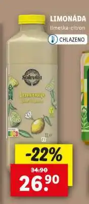Lidl Solevita Limonáda limetka-citron nabídka