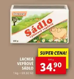 Lidl LACNEA VEPŘOVÉ SÁDLO nabídka