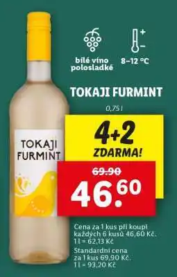 Lidl TOKAJI FURMINT nabídka