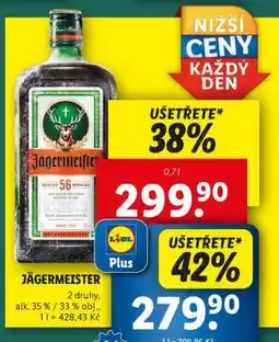 Lidl Jägermeister nabídka