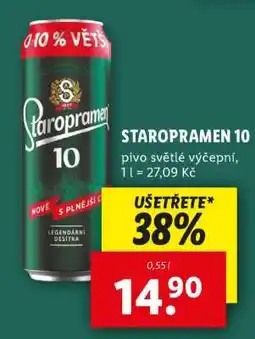 Lidl Staropramen 10 nabídka