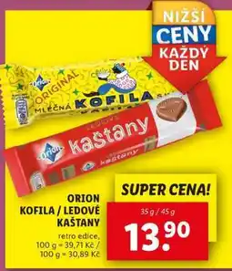 Lidl ORION KOFILA, LEDOVÉ KAŠTANY nabídka