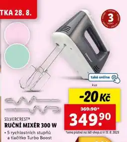 Lidl SILVERCREST RUČNÍ MIXÉR 300 W nabídka