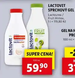 Lidl Lactovit Sprchový gel nabídka