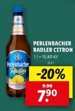 Lidl Perlenbacher Radler Citron nabídka