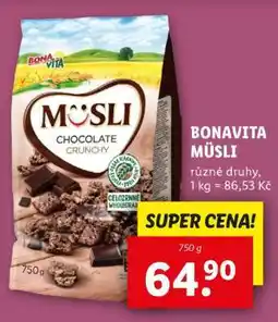 Lidl Bonavita Müsli nabídka