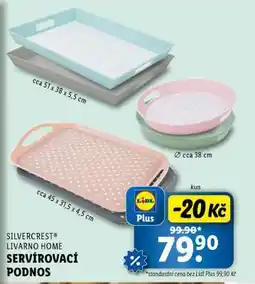 Lidl SILVERCREST LIVARNO HOME SERVÍROVACÍ PODNOS nabídka