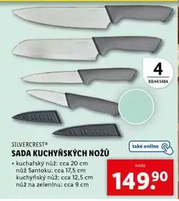 Lidl SILVERCREST SADA KUCHYŇSKÝCH NOŽŮ nabídka