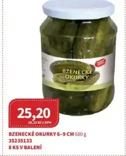 Kubík potraviny Bzenecké okurky 6-9 cm nabídka