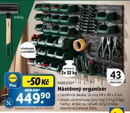 Lidl PARKSIDE Nástěnný organizér nabídka