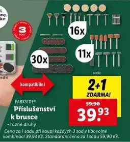 Lidl PARKSIDE Příslušenství k brusce nabídka