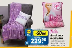 Lidl Dětská deka s polštářem nabídka