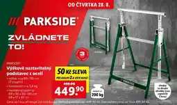 Lidl PARKSIDE Výškově nastavitelný podstavec z oceli nabídka