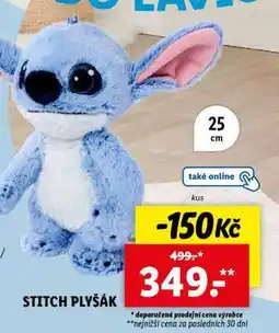 Lidl STITCH PLYŠÁK nabídka