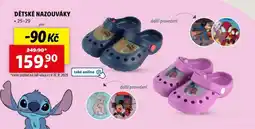 Lidl Dětské nazouváky nabídka