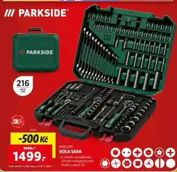 Lidl Parkside Gola sada nabídka