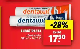 Lidl Dentalux zubní pasta nabídka