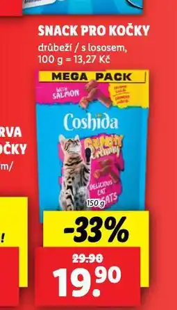 Lidl Coshida snack pro kočky nabídka