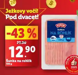 Lidl Šunka na rohlík nabídka