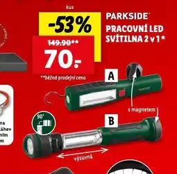 Lidl Praconví led svítilna nabídka