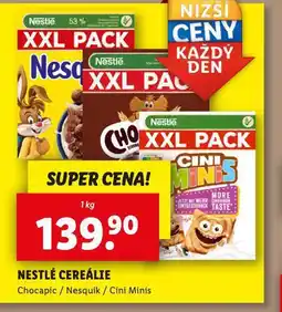 Lidl Nestlé cereálie nabídka