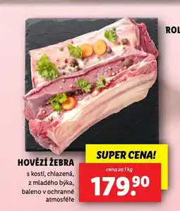 Lidl Hovězí žebra nabídka