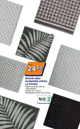 Action Ručník nebo kuchyňská utěrka la sonata nabídka