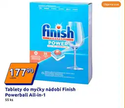 Action Tablety do myčky nádobí finish powerball all-in-1 nabídka