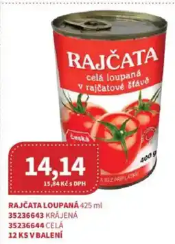 Kubík potraviny Rajčata loupaná nabídka