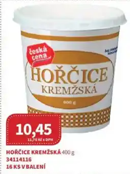 Kubík potraviny Hořčice kremžská nabídka
