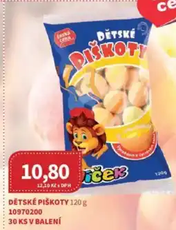 Kubík potraviny Dětské piškoty nabídka