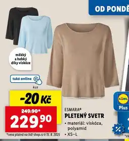 Lidl Pletený svetr nabídka