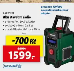 Lidl Aku stavební rádio nabídka
