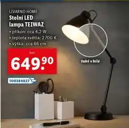 Lidl Stolajcí led lampa nabídka