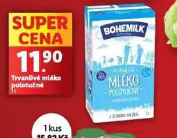Lidl Trvanlivé mléko 1,5% nabídka