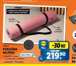 Lidl Podložka na jógu nabídka
