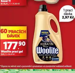 Lidl Woolite prací gel nabídka