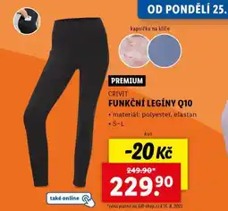 Lidl Funkční legíny q10 nabídka