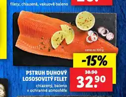 Lidl Pstruh lososovitý filet nabídka