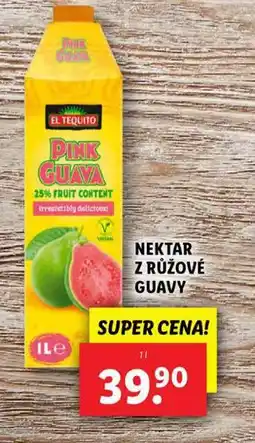 Lidl Nektar z růžové guavy nabídka