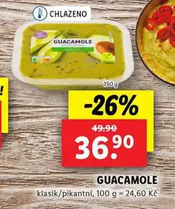 Lidl Guacamole nabídka