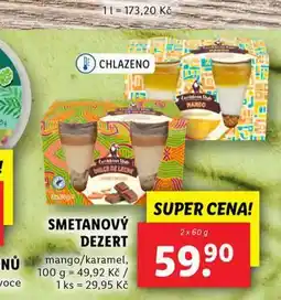 Lidl Smetanový dort nabídka