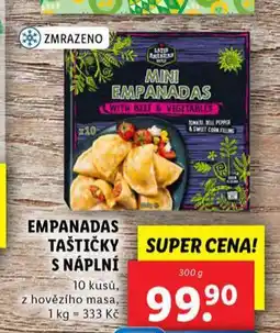 Lidl Empanadas taštičky s náplní nabídka