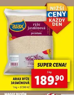 Lidl Arax rýže jasmínová nabídka