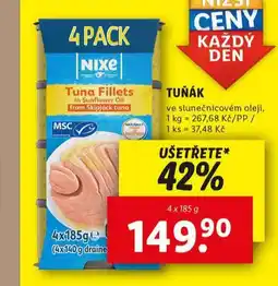 Lidl Tuňák nabídka