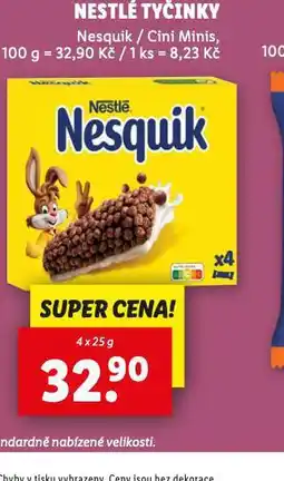 Lidl Nestlé tyčinky nabídka