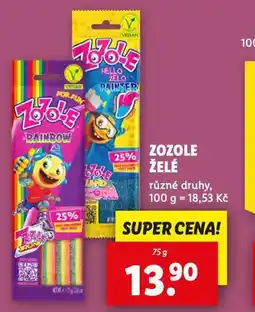 Lidl Zozolé želé nabídka