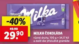 Lidl Milka čokoláda nabídka